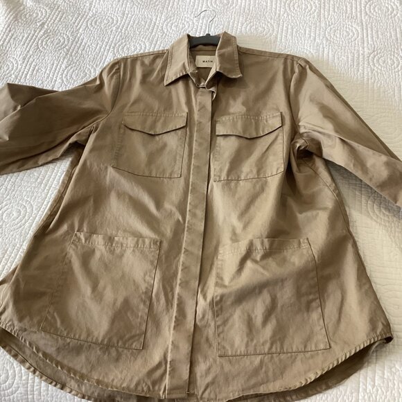 MATIN Women’s Khaki Cargo Utility JACKET Size 8 MADE In AUSTRALIA Preowned - Picture 8 of 13